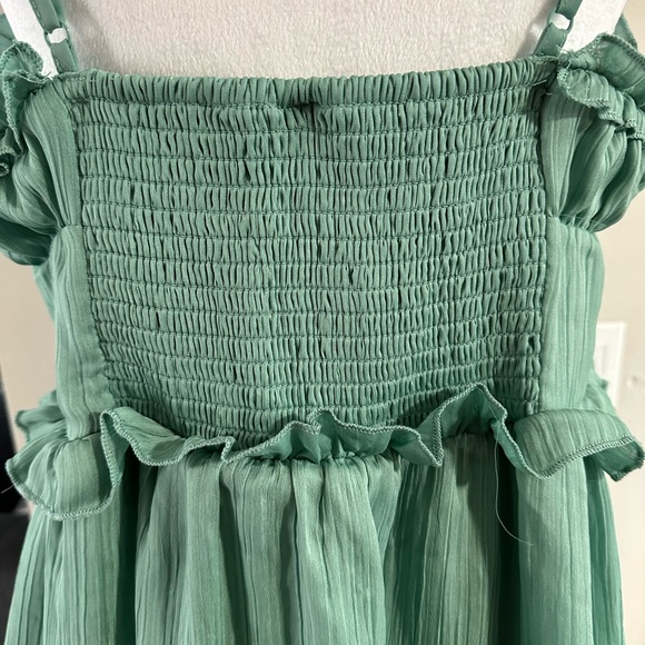 Wild Fable women’s sleeveless tiered chiffon fit & flare skater mini dress XL - Picture 6 of 9